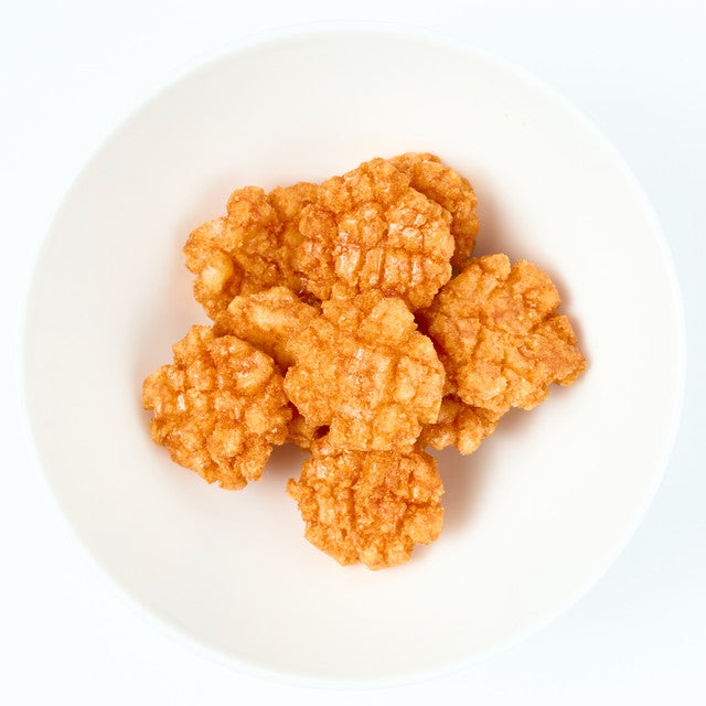 Chili-Rice-Snack in a pile