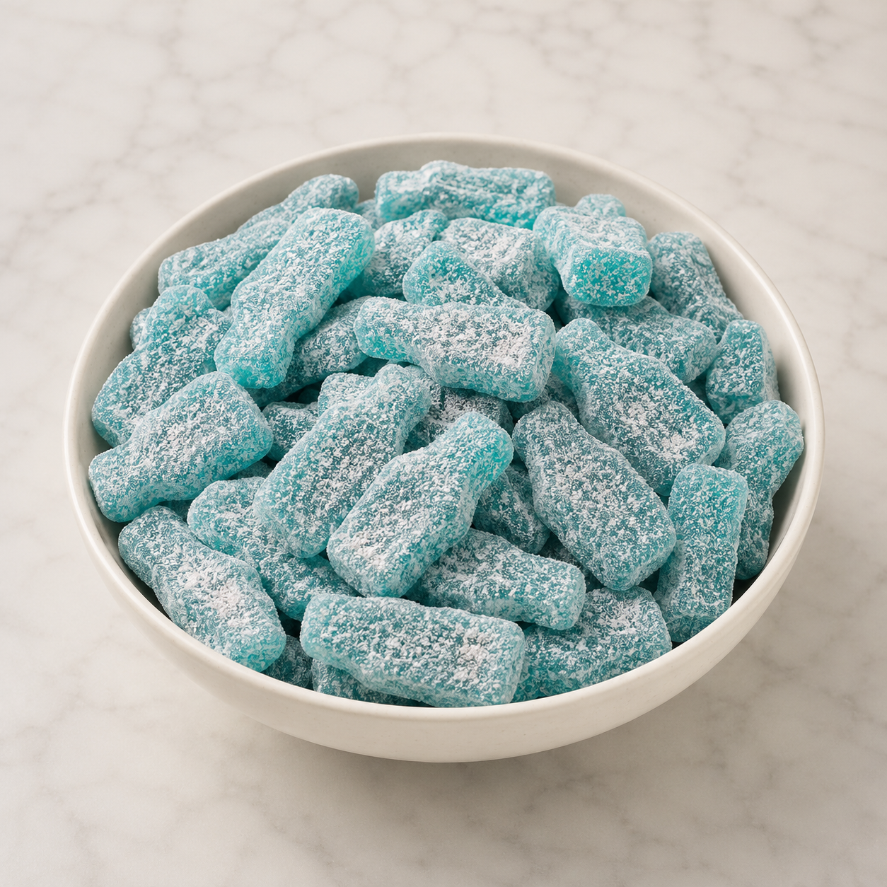 Blue Soda Bottle Gummies