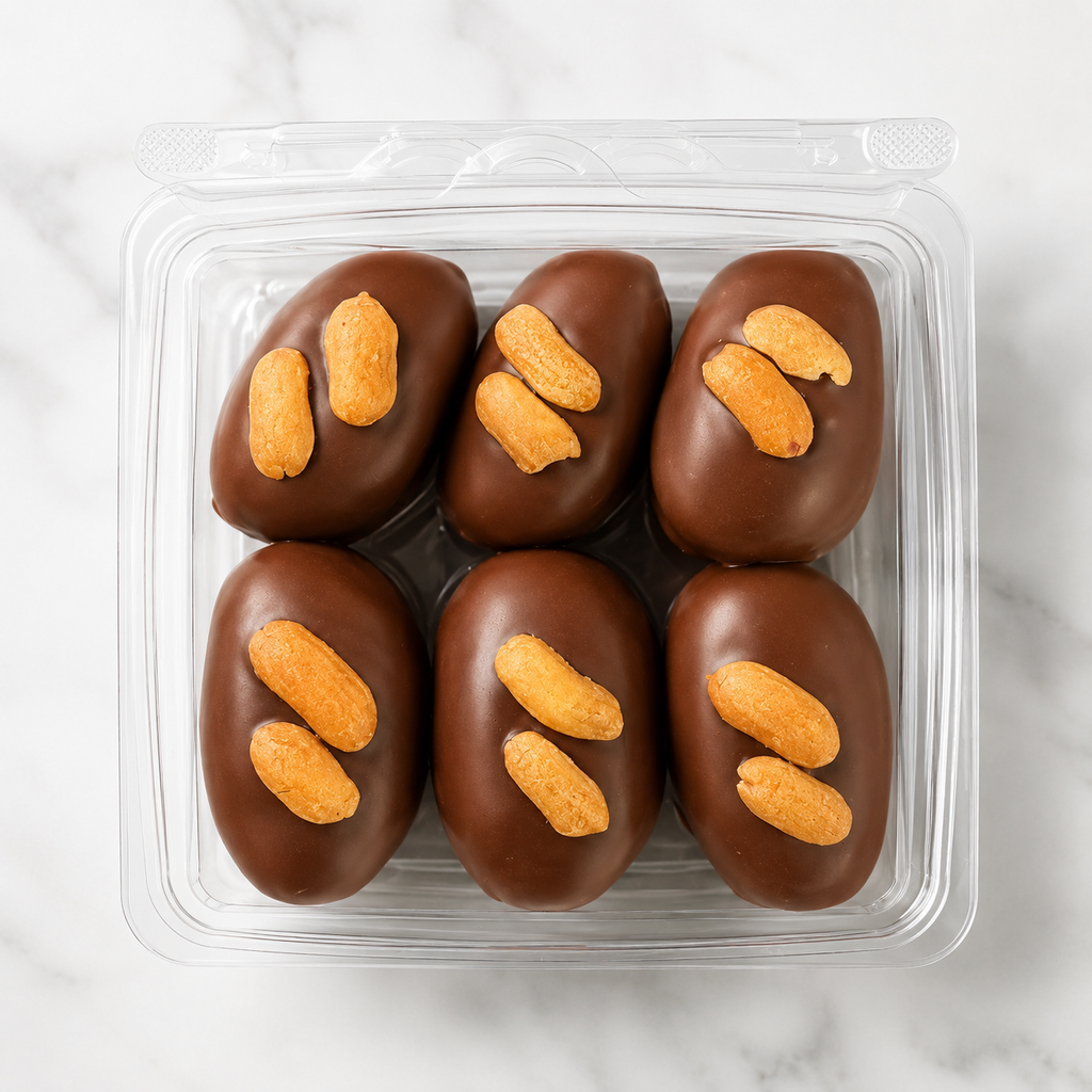 Chocolate Dates - Dark Chocolate Peanut Butter Dates