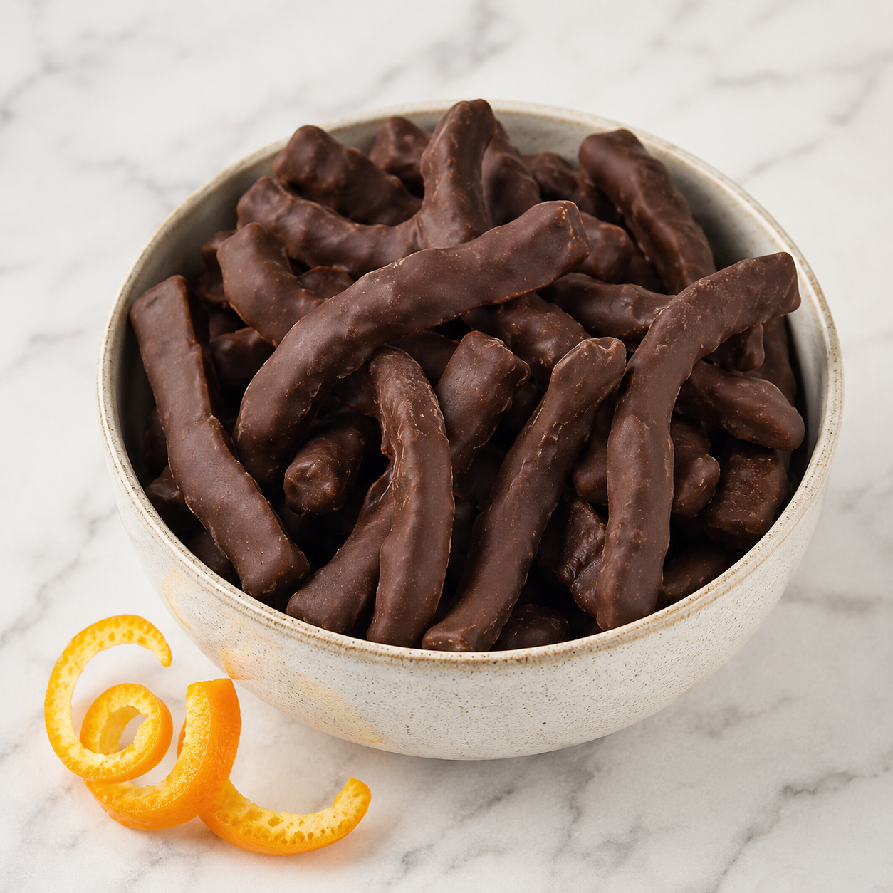 Dark Chocolate Covered Orange Peel