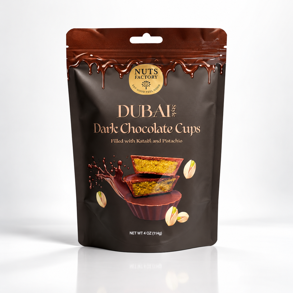 Dubai Pistachio Dark Chocolate Cups