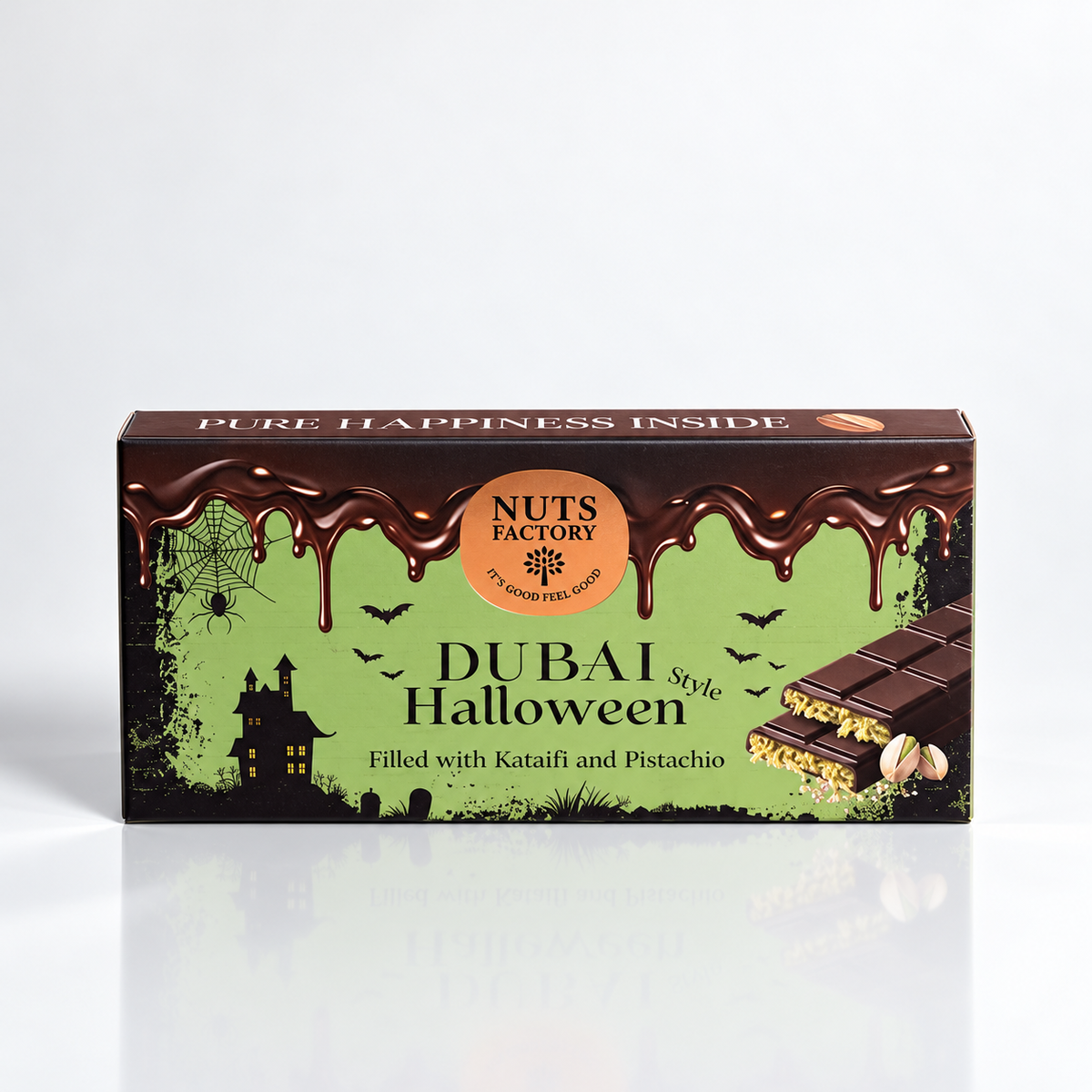 Dubai Chocolate Original Milk Pistachio – Halloween Edition