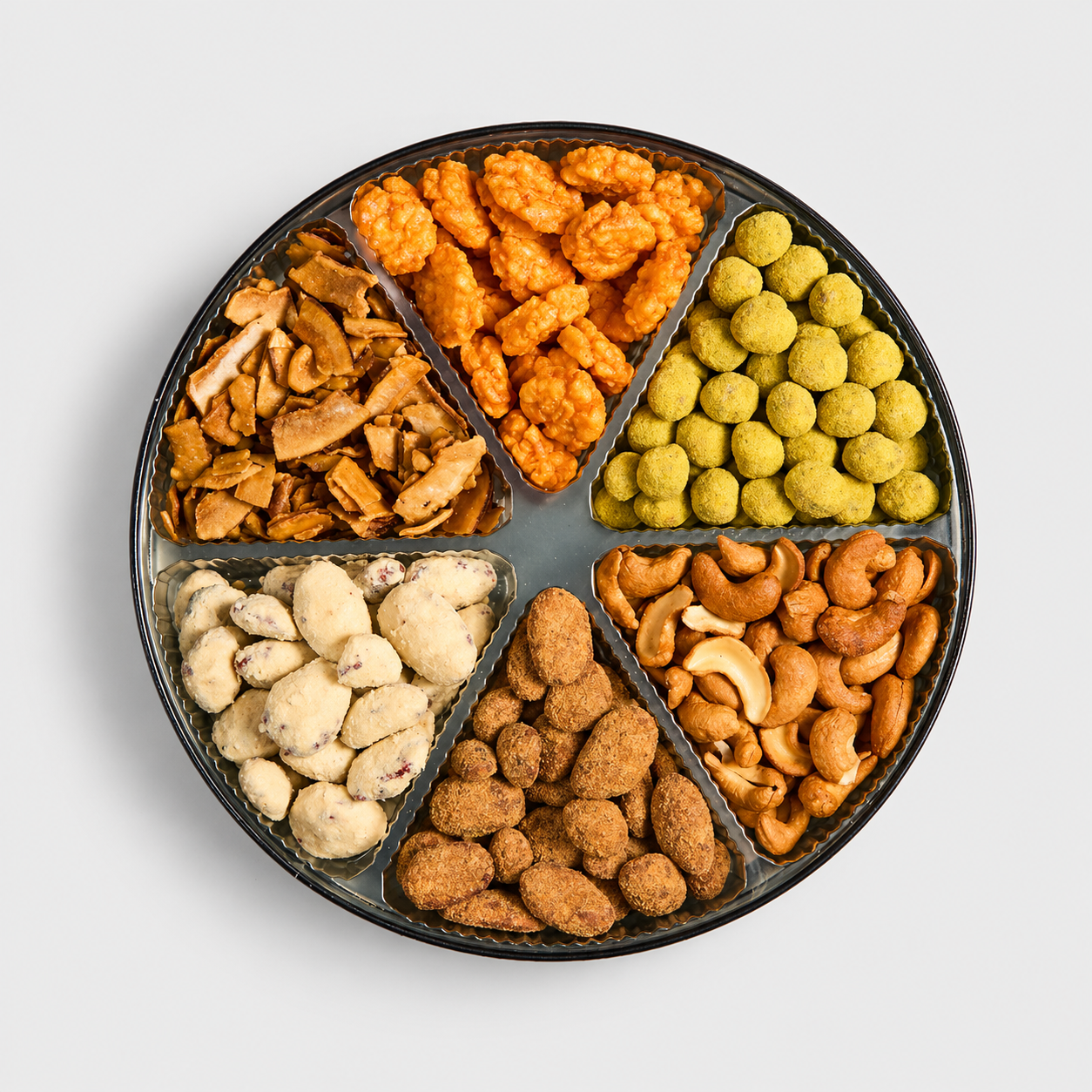 Gourmet Roasted & Flavored Nuts Gift Tin Black Edition