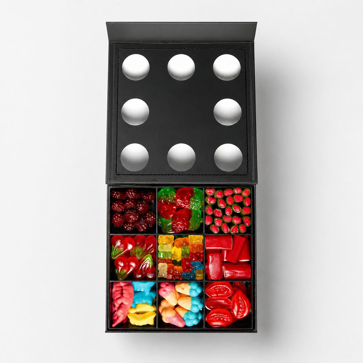Premium Candies & Gummies Gift Box - 9 Assorted Flavors