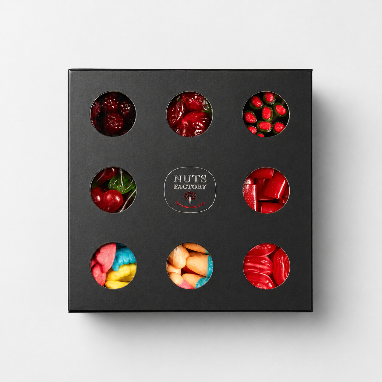 Premium Candies & Gummies Gift Box - 9 Assorted Flavors