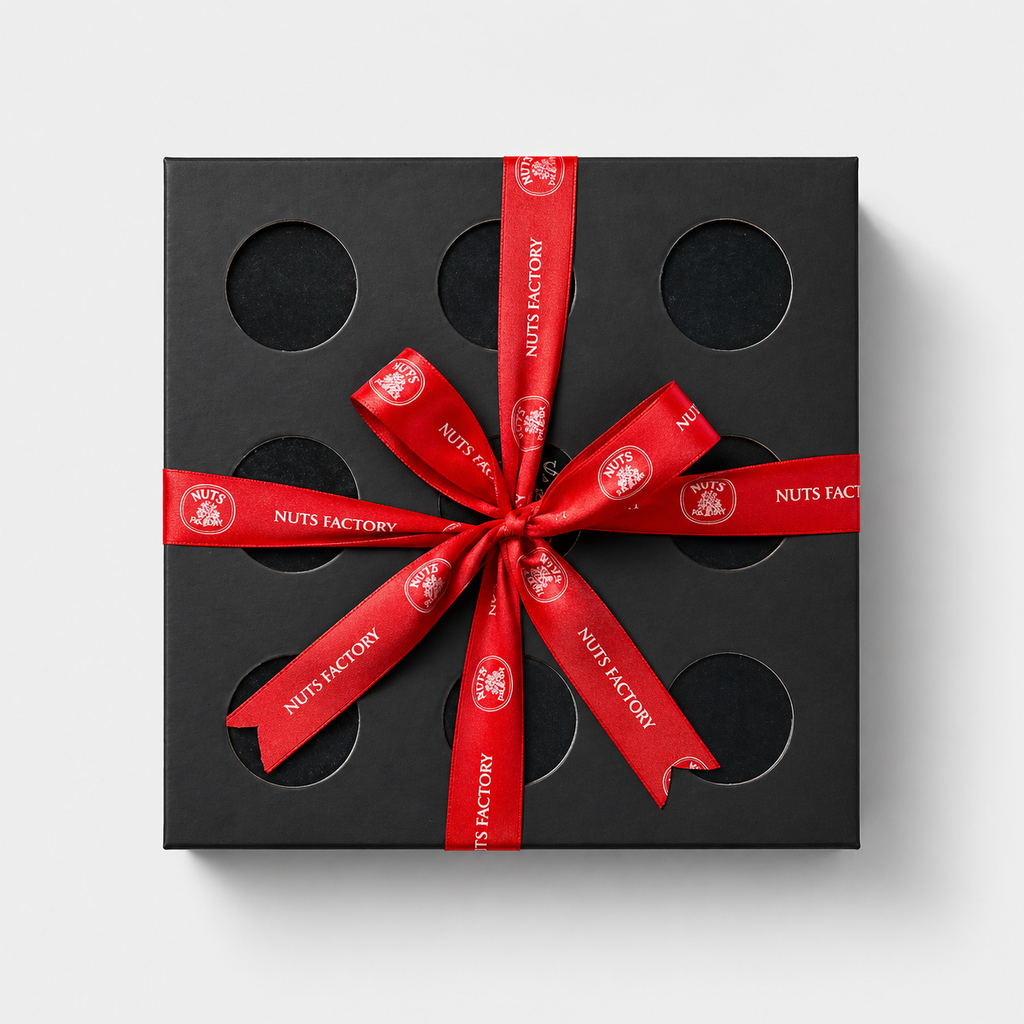 Premium Chocolate Covered Nuts Gift Box - 9 Assorted Flavors
