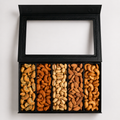Premium Roasted & Flavored Nuts Gift Box - 5 Assorted Flavors